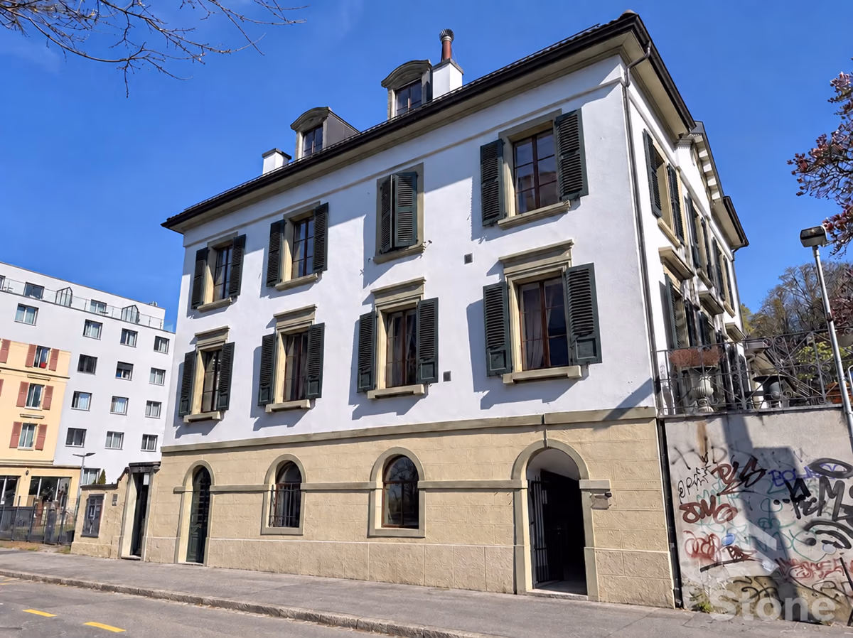 Fa&ccedil;ade du b&acirc;timent abritant le cabinet Espace-psy &agrave; Vevey